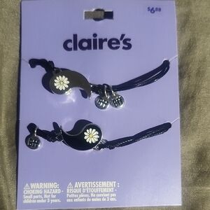 Claire's Black Yin Yang Friendship Bracelets